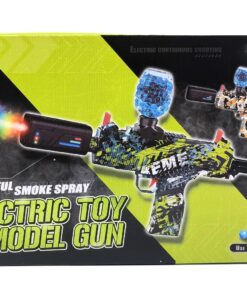 Colorful Smoke Spray Electric Gel Blaster – Fully Automatic Water Bead Gun with LED Mist Effect
