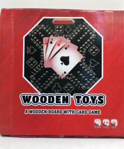 Premium Wooden Jackaroo Board Game Set – Classic 4-Player Strategy Card & Board Game