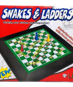 Classic Snakes & Ladders Board Game Set