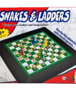 Alternative view of Classic Snakes & Ladders Board Game Set