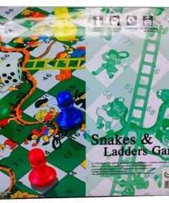 Alternative view of Premium Magnetic Snakes & Ladders – Classic Family Board Game for 2-4 Players