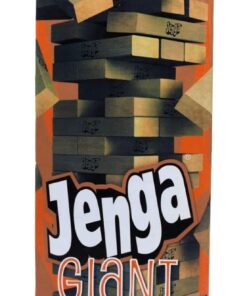 Jenga GIANT: Family Edition – Premium Hardwood Stacking Tower Game (54 Pieces)