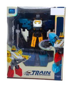 3-in-1 Train Deformation Robot – Super Shinkansen Transforming Action Figure Set