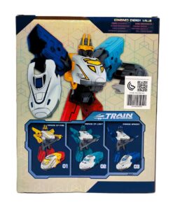 Alternative view of 3-in-1 Train Deformation Robot – Super Shinkansen Transforming Action Figure Set