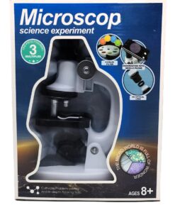 HD Scientific Microscope Experiment Set – 1200X Magnification with Mobile Phone Mount & Color Filters