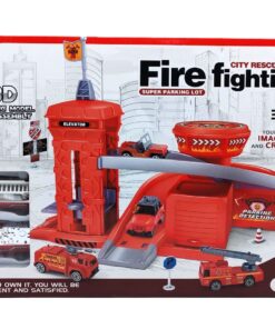 City Rescue Firefighting Super Parking Lot – 31-Piece 3D DIY Assembly Playset