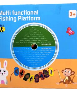 Alternative view of 3-in-1 Wooden Magnetic Fishing Platform – Educational Alphabet, Math & Color Recognition Toy