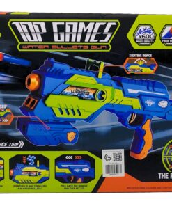Alternative view of Super Wars Top Games 2-in-1 Tactical Blaster – Dual-Ammo Water Bead & Foam Dart Gun with Detachable Stock & Target