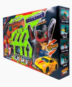 Alternative view of QIYIFA Deformation Chariot Warrior Playset – 2-in-1 Transforming Car Robot with Dual-Ammo Blaster