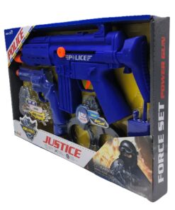 Alternative view of World Police Justice Force Tactical Playset – Light & Sound SWAT Combat Rifle with Pistol, Badge & Handcuffs