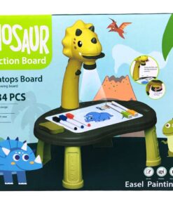 Alternative view of Triceratops Dinosaur Projection Drawing Board – 34-Piece Educational Art Easel & Tracing Desk