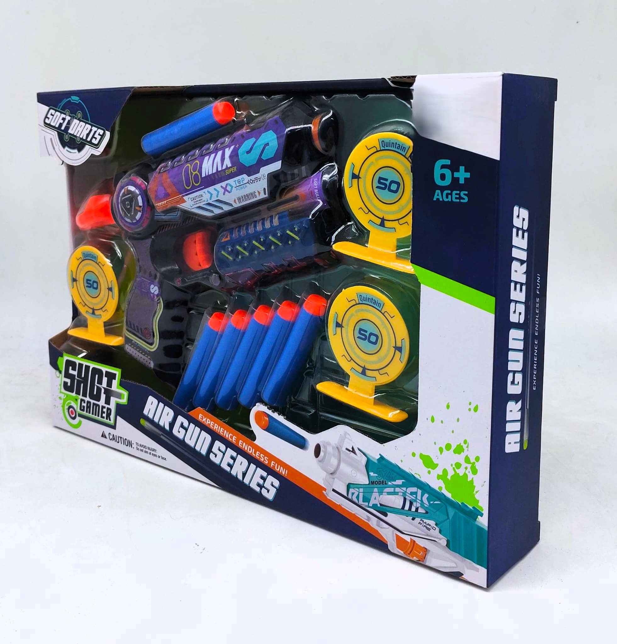 Shot Gamer Air Gun Series Soft Dart Blaster – High-Precision Foam Dart Pistol with Standalone Target Gallery & Safe Ammunition 4 Shot Gamer Air Gun Series Soft Dart Blaster – High-Precision Foam Dart Pistol with Standalone Target Gallery & Safe Ammunition - Image 4