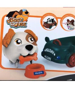 Alternative view of Doggy House Sound-Activated Fun Doggy Car – Voice-Control Electronic Puppy with Convertible Holiday Cruiser, Bowl & Bone Set