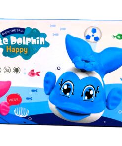 Alternative view of Cute Dolphin Happy Toy – Interactive Musical "Blow-the-Ball" Pet with Lights & Universal Walking