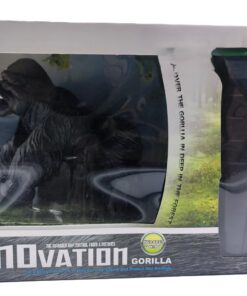 Innovation Infrared Remote Control Gorilla – Lifelike Crawling Toy Figure with Flashlight Controller, Lights & Sound