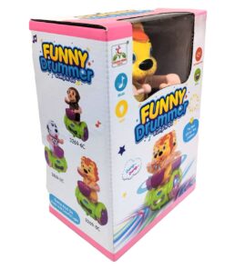 Alternative view of Funny Drummer Bump N'Go – Interactive Musical Animal Toy with 360° Spins, Lights & Drumming Action