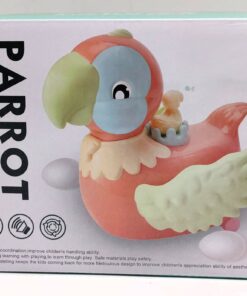 Parrot Will Lay Eggs Electronic Toy – Interactive Walking Bird with Flapping Wings, Sound, Lights & Egg-Laying Surprise