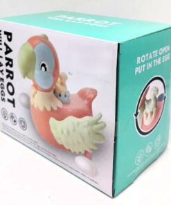 Alternative view of Parrot Will Lay Eggs Electronic Toy – Interactive Walking Bird with Flapping Wings, Sound, Lights & Egg-Laying Surprise