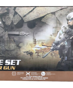 Alternative view of Desert Forces Justice Military Playset – Elite Desert S.W.A.T. Tactical Vest & Mask Gear with Light-Up Toy Guns, Holster & Binoculars