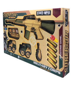 Alternative view of Military Corps State of War Super Set – Tactical Toy Rifle with DIY Take-Apart Military Trucks, Targets & Grenade