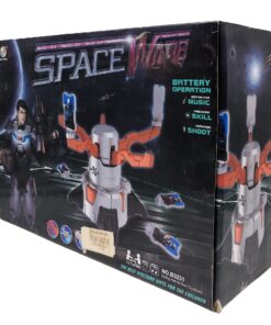 Alternative view of Space Wars Electronic Rotating Target Set – Cosmic Blaster Game with Moving Target Stand & Soft Foam Darts