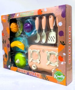 Kindly Kitchen Eco-Friendly Wheat Straw Culinary Playset – Organic Composite Pretend Cookware & Dining Station with Dual-Burner Range, Cutting Board, Play Utensils & Harvest Vegetables 7 WhatsApp Image 2026 05 16 at 4.51.59 PM