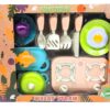 Kindly Kitchen Eco-Friendly Wheat Straw Gourmet Playset – Organic Composite Pretend Cookware & Breakfast Dining Station with Dual-Burner Range, Cutting Board, Play Utensils & Golden Harvest Seafood Set 8 WhatsApp Image 2026 05 16 at 4.52.50 PM