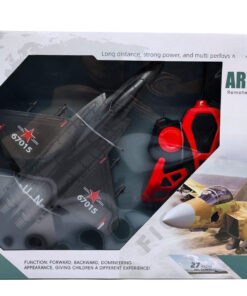 AOHO Armored Remote-Controlled Fighter Jet – 1:18 Scale 2CH Tactical Military Interceptor with 45° Smooth-Glide Taxiing & Underbody Aerodynamic Flight Wheels