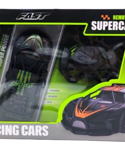 Fast R/C Supercar Series Radio Control Racing Car – 1:16 Scale Opening-Door Exotic Hypercar with Ergonomic Wheel Controller & Automatic LED Headlights