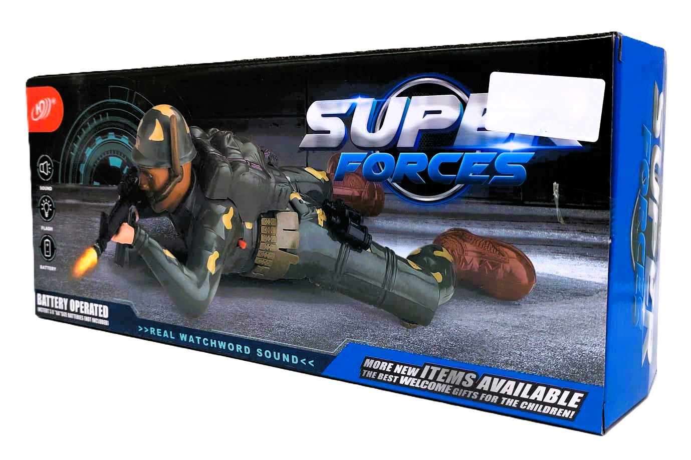 Super Forces Electric Crawling Soldier – Battery-Operated Mechanized Commando Toy Figure with Flashing Gun Barrel Muzzle, Realistic Combat Sound Tracks & Automatic Moving Action 2 Super Forces Electric Crawling Soldier – Battery-Operated Mechanized Commando Toy Figure with Flashing Gun Barrel Muzzle, Realistic Combat Sound Tracks & Automatic Moving Action - Image 2