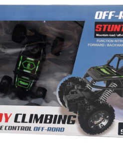 Alloy Climbing Off-Road Speed Stunt Car – 1:16 Scale Remote Control Rock Crawler with Independent Spring Suspension, High-Grip Monster Tires & Heavy-Duty Roll Cage