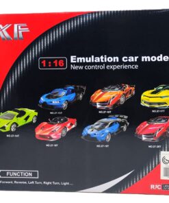 Alternative view of XF Emulation 1:16 Scale Gravity Sensor RC Supercar – Interactive Steering Wheel & Floor Pedal Controller Pack with Suspension Control, Xenon Headlights & Fine-Tuning Trim