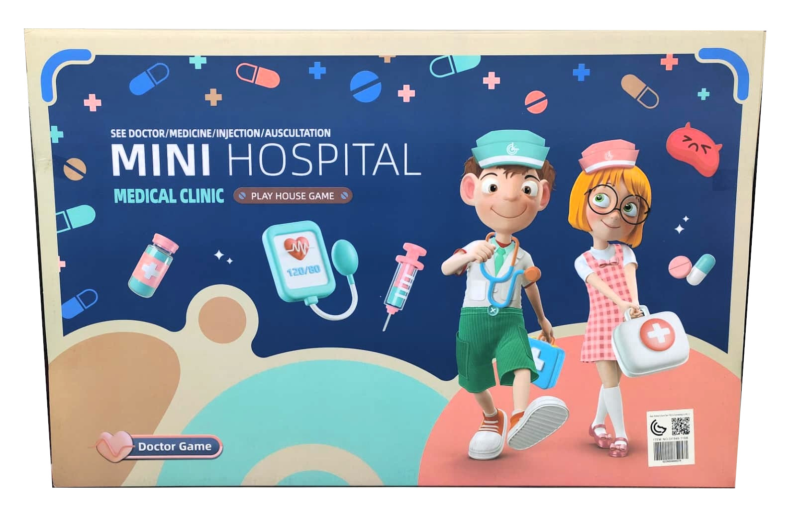 Mini Hospital Medical Clinic Play House Game – Complete 12-Piece Junior Doctor Costume & Diagnostics Suitcase Kit with Pink Nurse Scrub Lab Coat, Interactive Stethoscope & Medical Accessories 2 Mini Hospital Medical Clinic Play House Game – Complete 12-Piece Junior Doctor Costume & Diagnostics Suitcase Kit with Pink Nurse Scrub Lab Coat, Interactive Stethoscope & Medical Accessories - Image 2
