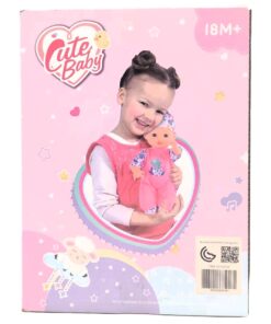 Alternative view of Cute Baby Dinosaur Outfit Doll & Accessories Playset – Early Toddler Nurturing Toy with Rattle and Bath Frog