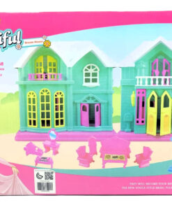 Alternative view of New Beautiful Dream House "My First Villa" Deluxe Princess Estate – Miniature Dual-Cottage Mansion Playset with Large Fashion Doll, Horse-Drawn Royal Carriage, Story Figures & Glamour Living Furniture
