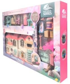 Alternative view of Kaibao Play House Series – Foldable Interactive Country House Playset with Deluxe Furniture Bundle