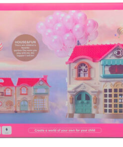 Alternative view of Kaibao Play House Series – Foldable Interactive Country House Playset with Fashion Doll, Pet Figures, and Bedroom Furniture