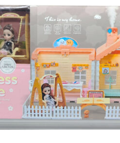 Princess Royal Carriage Fairytale Playset – Royal Blue Imperial Pumpkin Coach with White Stallion, Rooted Pink Mane & Articulated Princess Doll