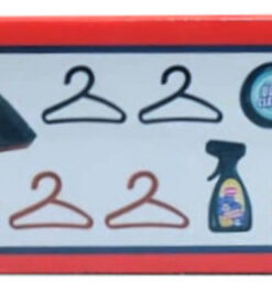 Alternative view of DIY Yourself Smart Washing and Ironing Station – 29-Piece Pretend Laundry Playset with Working Water Pump, Light & Sound Iron, and Cleaning Accessories