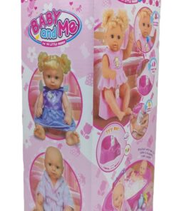 King Time Baby and Me 14-Inch Interactive Drink & Wet Doll – Pink Plaid Dress with Musical Bunny Potty and Bottle 7 WhatsApp Image 2026 05 24 at 6.26.03 PM