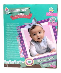 Alternative view of LUNABEBE Drink Wet Baby Playset – Interactive Nurturing Doll with Potty, Duck Diaper, Tissue Box, and Feeding Bottle