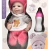 LETLONY Lovely Baby 'Dress & Play' Nurturing Doll – Open-Eyes Edition with Pink Fuzzy Bear Outfit, Hat, and Feeding Bottle 9 WhatsApp Image 2026 05 24 at 7.03.08 PM