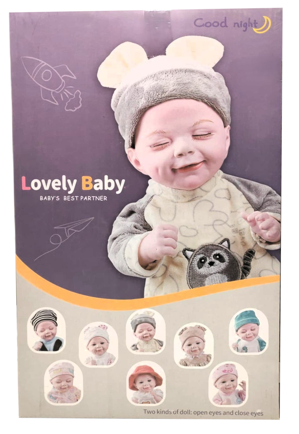 LETLONY Lovely Baby 'Dress & Play' Nurturing Doll – Open-Eyes Edition with Knit Bear-Ear Beanie and Feeding Bottle 2 LETLONY Lovely Baby 'Dress & Play' Nurturing Doll – Open-Eyes Edition with Knit Bear-Ear Beanie and Feeding Bottle - Image 2