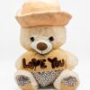 40 cm "Love You" Plush Teddy Bear with Hat 6 0697 BHHRT40CM