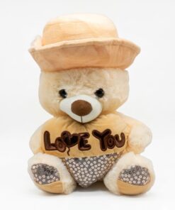 40 cm "Love You" Plush Teddy Bear with Hat