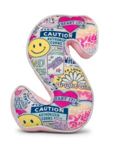 Trendy "S" Shaped Decorative Graphic Cushion