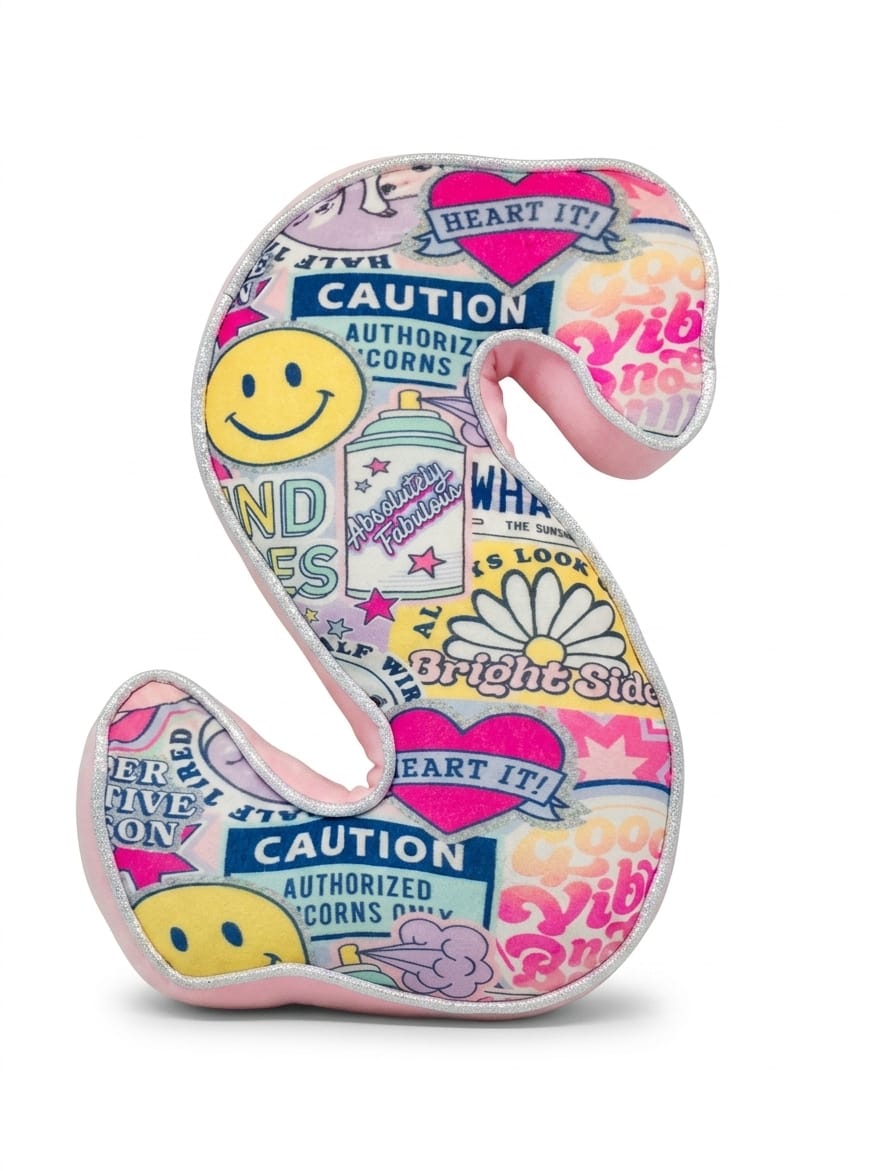 Trendy "S" Shaped Decorative Graphic Cushion 1 Trendy "S" Shaped Decorative Graphic Cushion