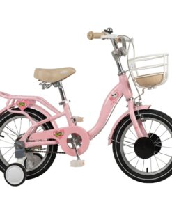 14-Inch "Talking Tom & Angela" Children's Bicycle - Pink Edition