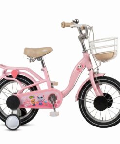 16-Inch "Talking Tom & Angela" Children's Bicycle - Pink Edition