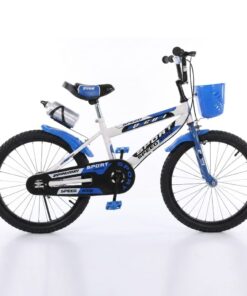 20-Inch "Sport Speed" Children's Bicycle - White & Blue Edition